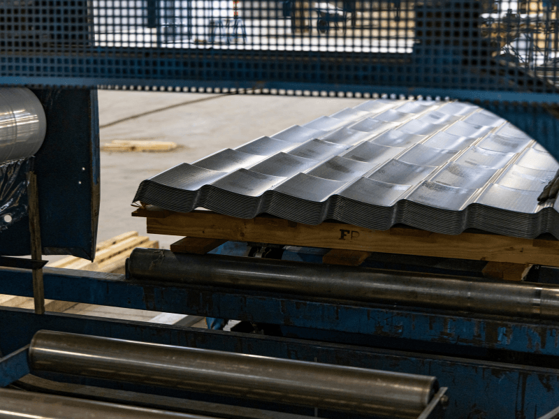 dakpanplaten antraciet eigen productie finish profiles