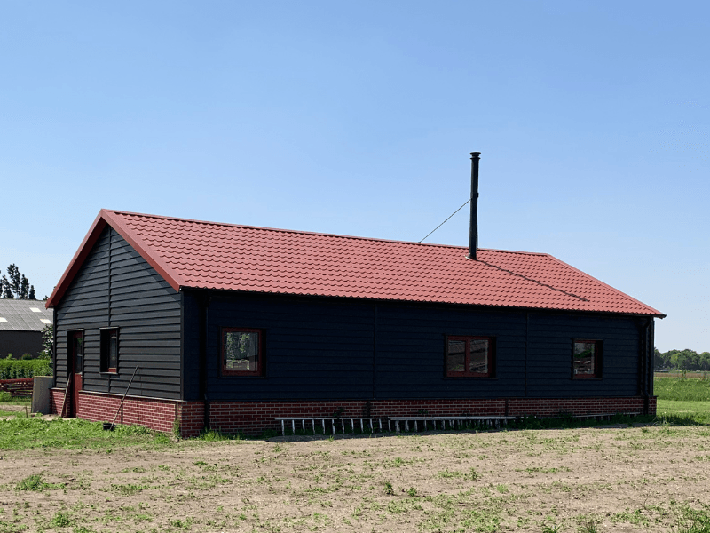 dakpanplaten rood finish profiles