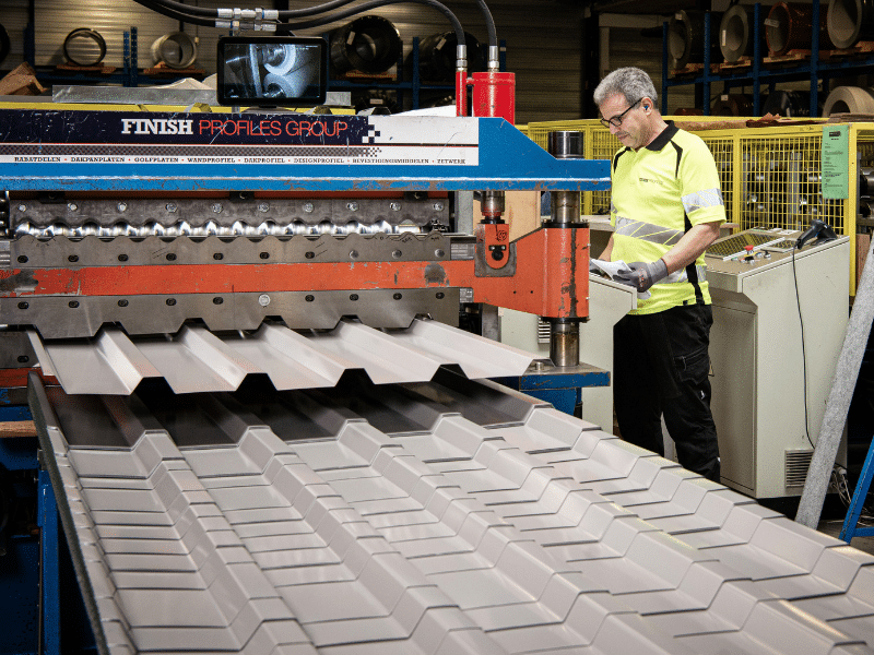 damwandplaten finish profiles productie